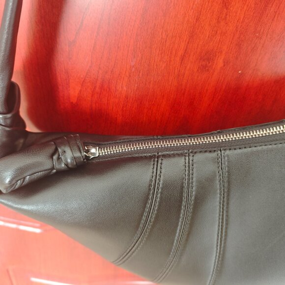 Lemaire  Small Croissant Bag in Asphalt - Picture 6 of 11